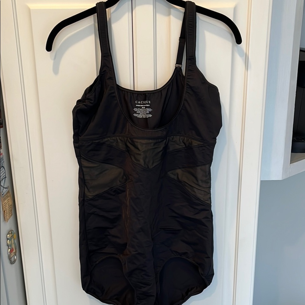 Cacique Black Shapewear Bodysuit
